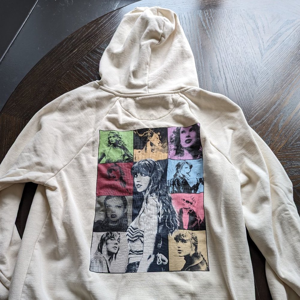 Taylor Swift The Eras Tour Beige Hoodie